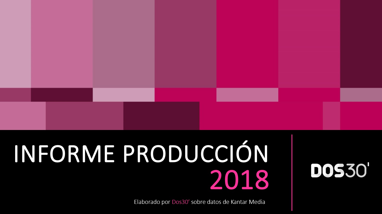 INFORME DE PRODUCCIÓN 2018